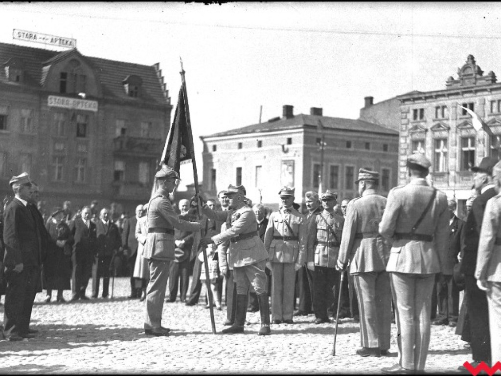 Wizyta we Wrześni w 1934 gen. Józefa Hallera, dowódcy tzw. Błękitnej Armii