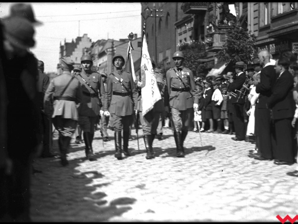 Wizyta we Wrześni w 1934 gen. Józefa Hallera, dowódcy tzw. Błękitnej Armii