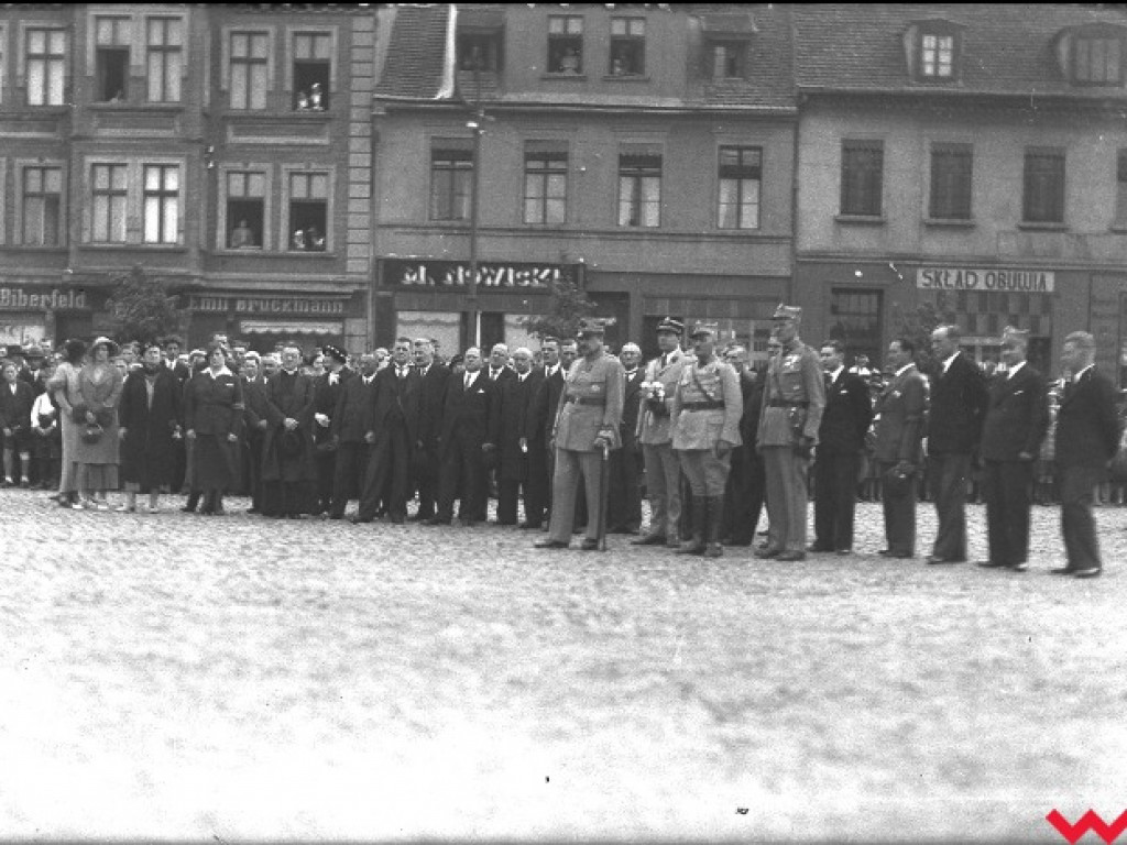 Wizyta we Wrześni w 1934 gen. Józefa Hallera, dowódcy tzw. Błękitnej Armii