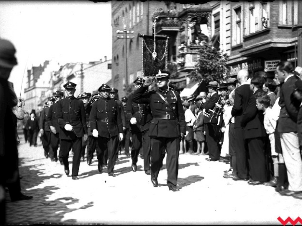 Wizyta we Wrześni w 1934 gen. Józefa Hallera, dowódcy tzw. Błękitnej Armii