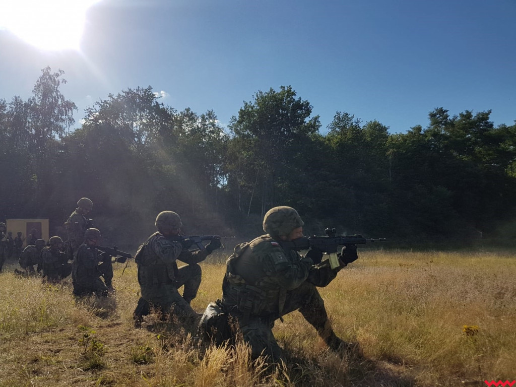 Żołnierze WOT ćwiczą na poligonie pod Pleszewem