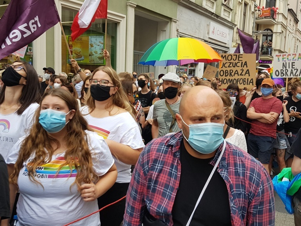 Tęcza nie obraża! Wrześnianie ma poznańskiej manifestacji