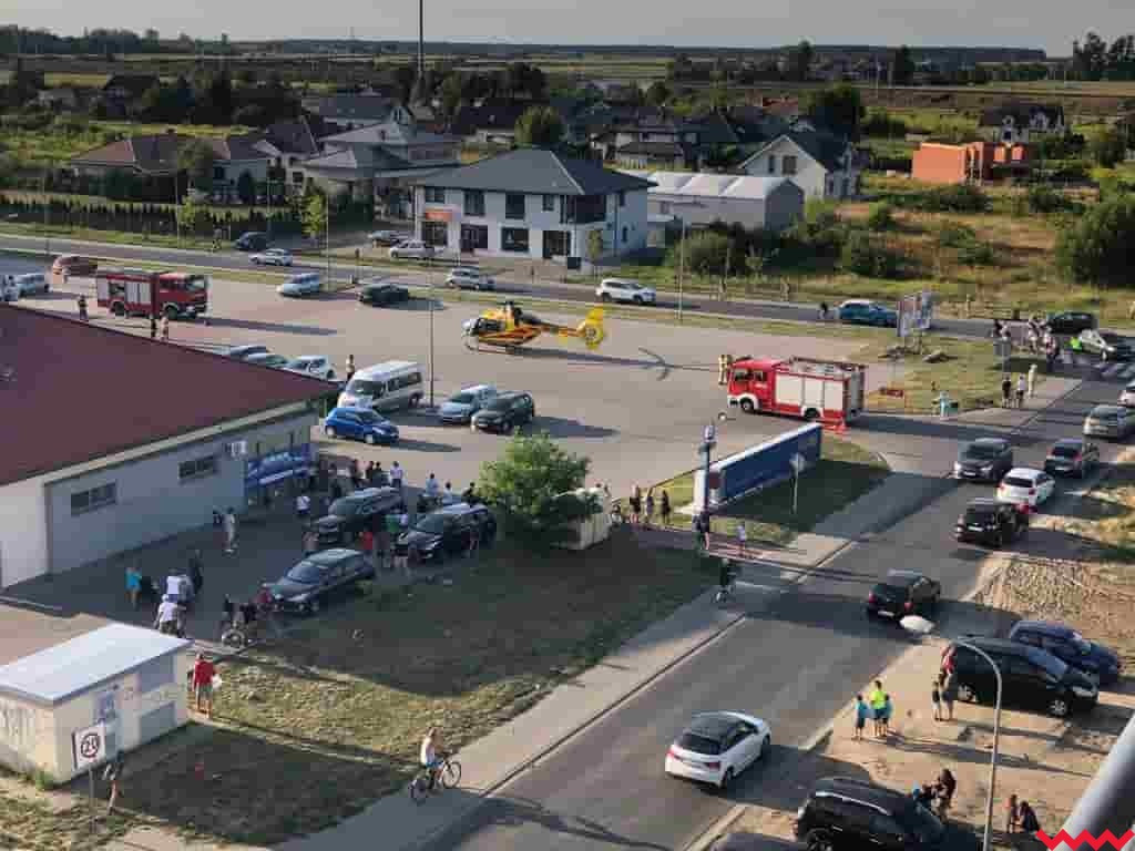 Kolejny wypadek z udziałem dziecka. 8-latek spadł z dachu wiaty śmietnikowej