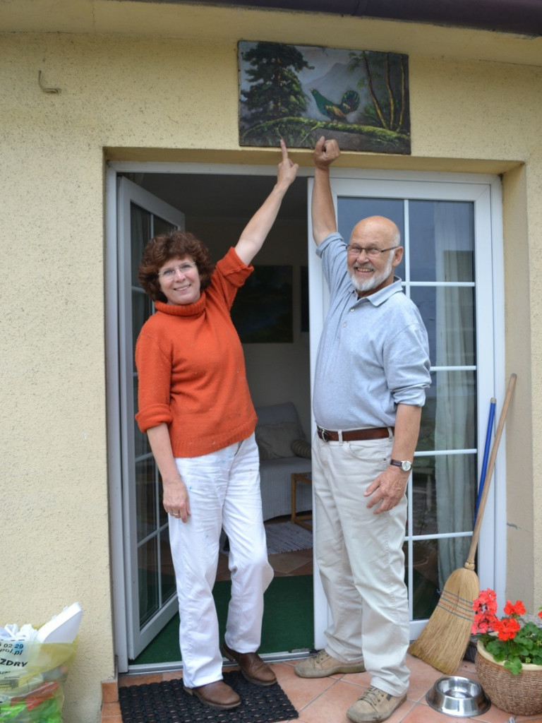 Zakochani w sztuce. Z wizytą w pracowni artystycznej pary oczarowanej pyzdrskim pejzażem