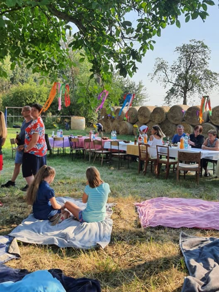 Mieszkańcy Zapowiedni dziękowali za plony