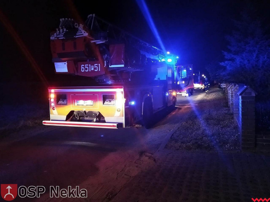 Ochotnicy z Nekli ponownie w akcji. Aż cztery zdarzenia w ciągu doby
