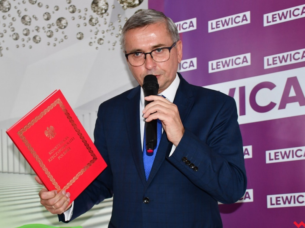 Deszcz nie przeszkodził w spotkaniu. Lewica we Wrześni ma młodą twarz