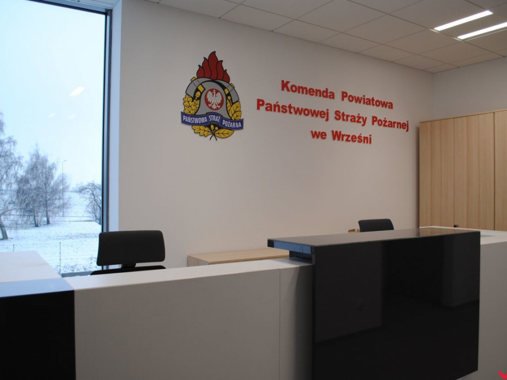 Nowa siedziba wrzesińskich strażaków robi wrażenie! Zobacz jak wygląda też od środka!