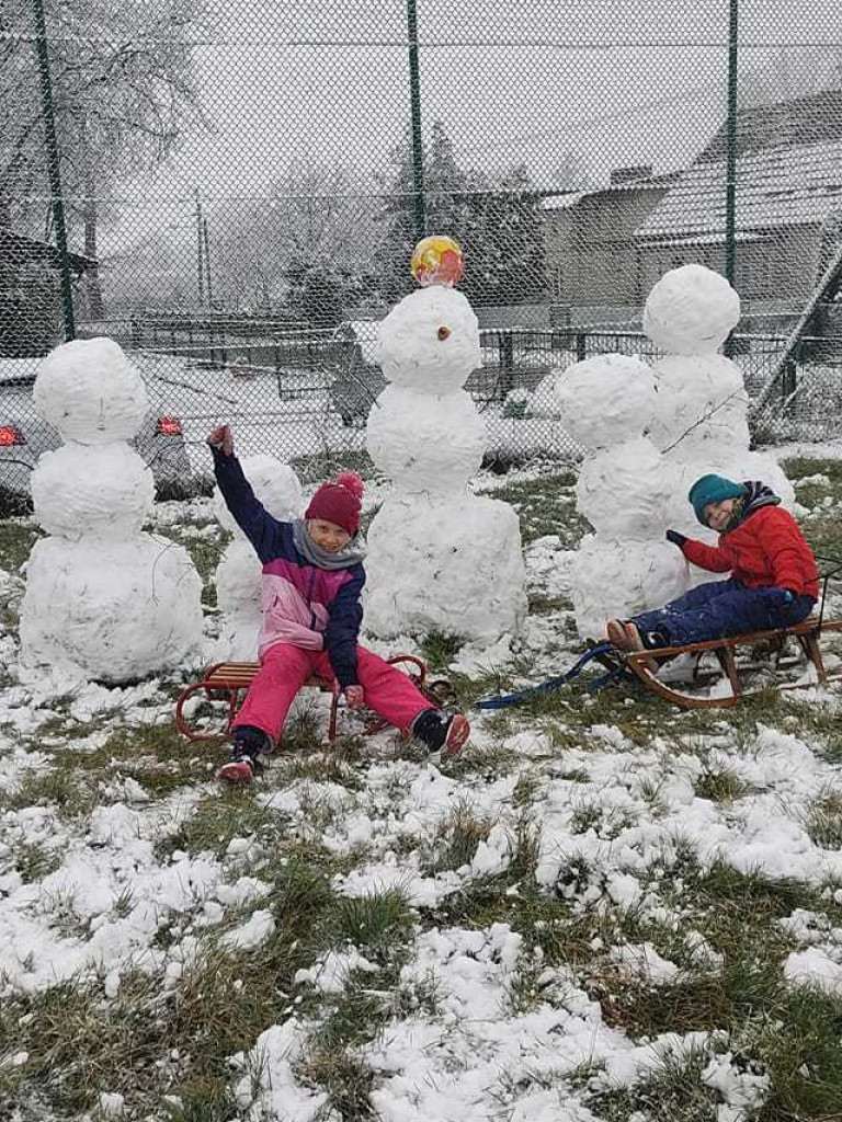 Na dobry początek roku – wielka galeria Waszych śnieżnych bałwanów!