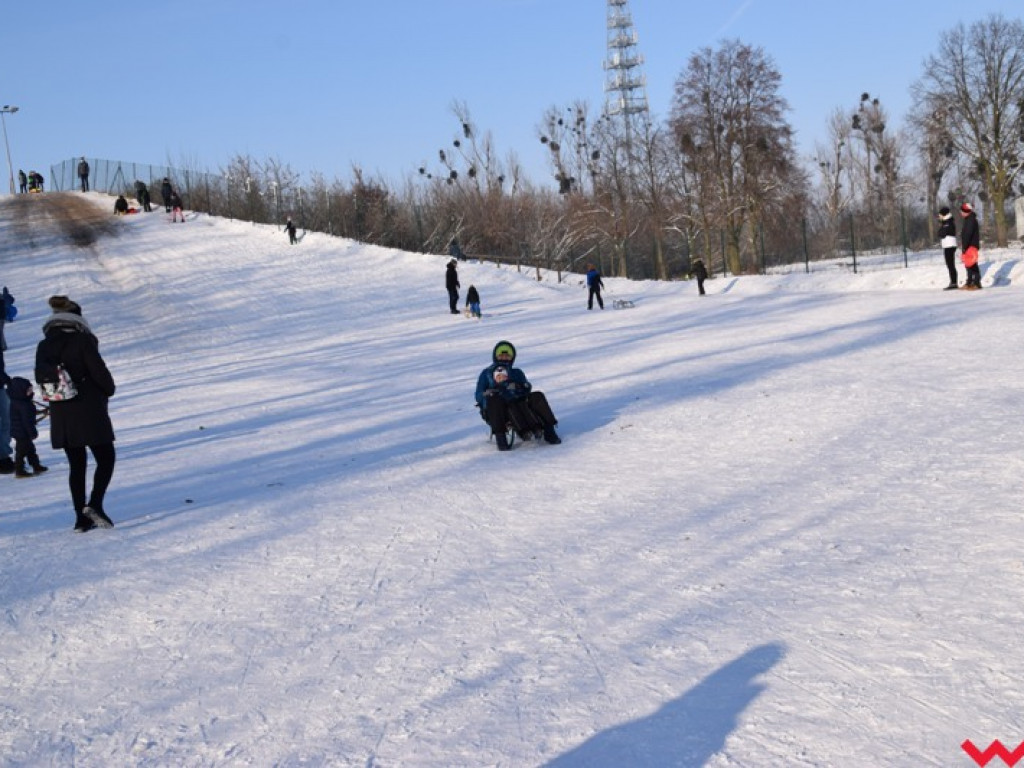 Na sankach i nartach. Zimowe szaleństwo na miejskich górkach zjazdowych