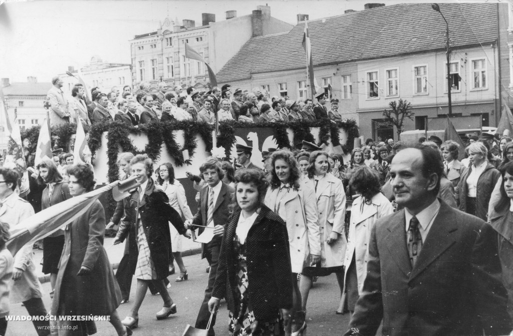 Pochody pierwszomajowe we Wrześni