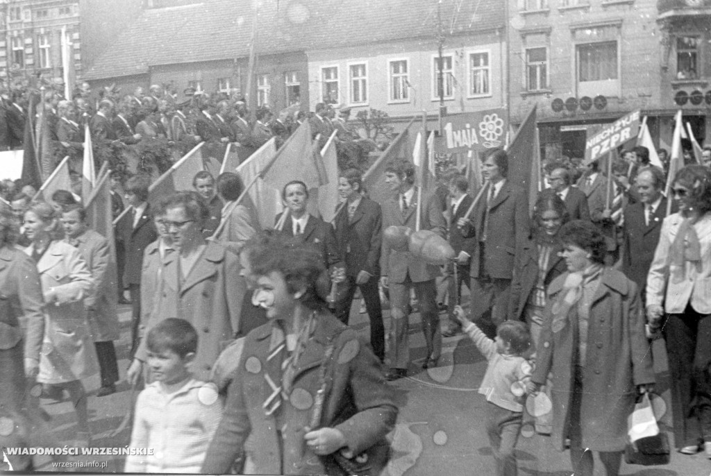 Pochody pierwszomajowe we Wrześni
