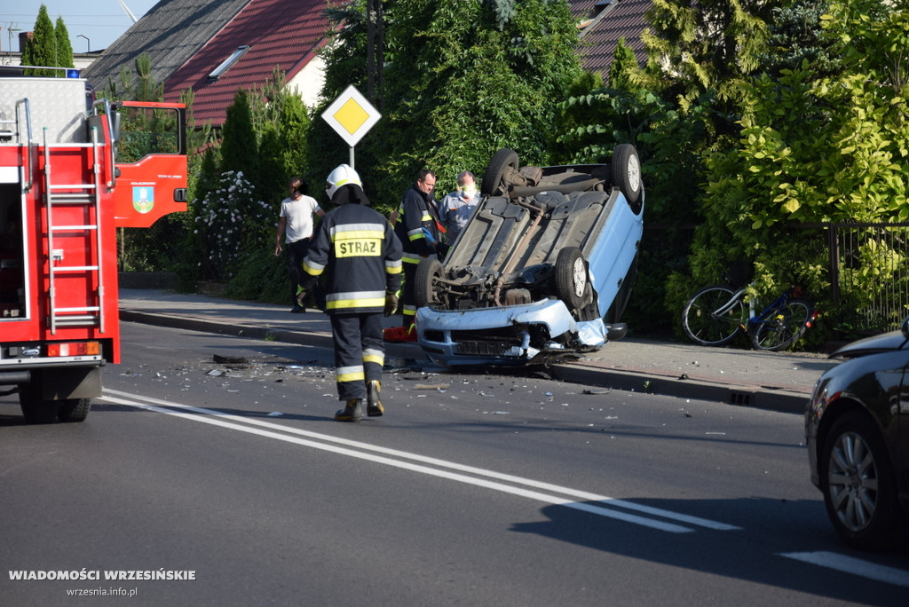 Wypadek w centrum Kołaczkowa