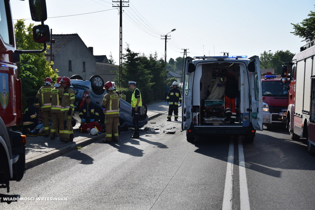 Wypadek w centrum Kołaczkowa