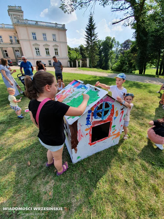 Impreza w parku w Miłosławiu. Dzieci zadowolone
