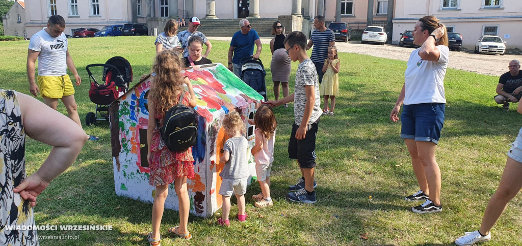 Impreza w parku w Miłosławiu. Dzieci zadowolone