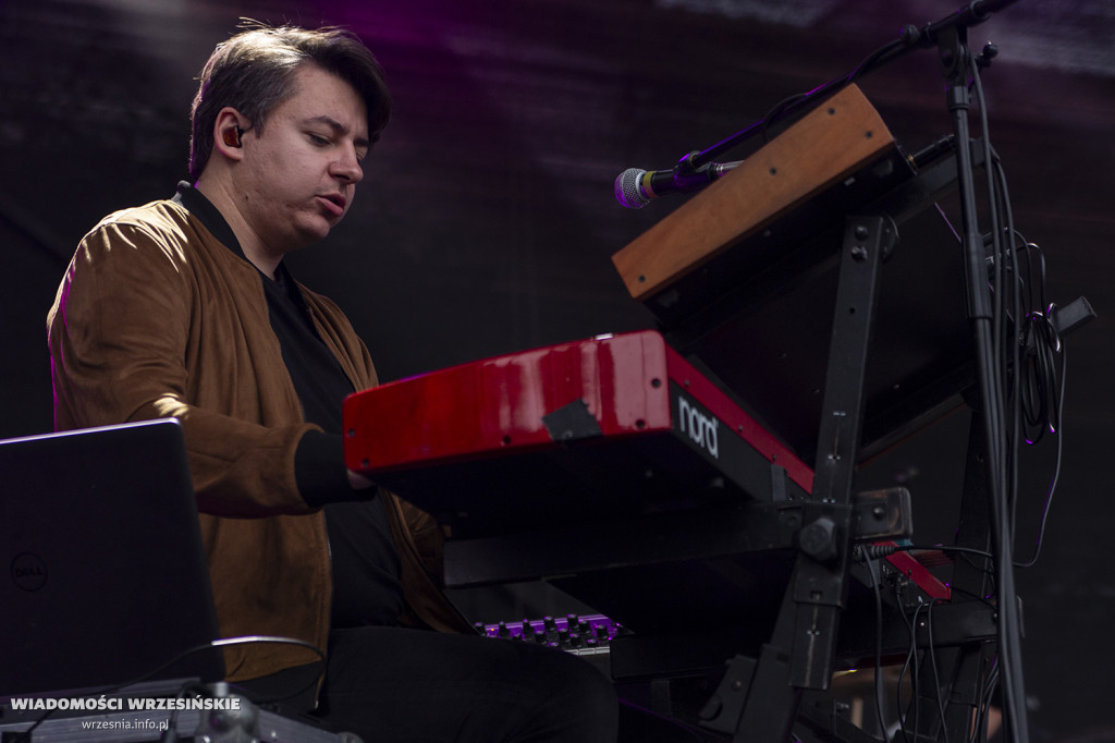 Organek i Zalewski na rynku we Wrześni