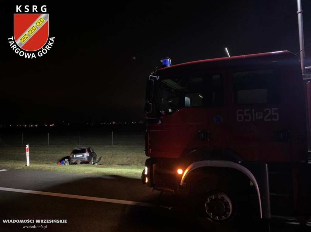 Wypadek na A2. Jedna osoba trafiła do szpitala