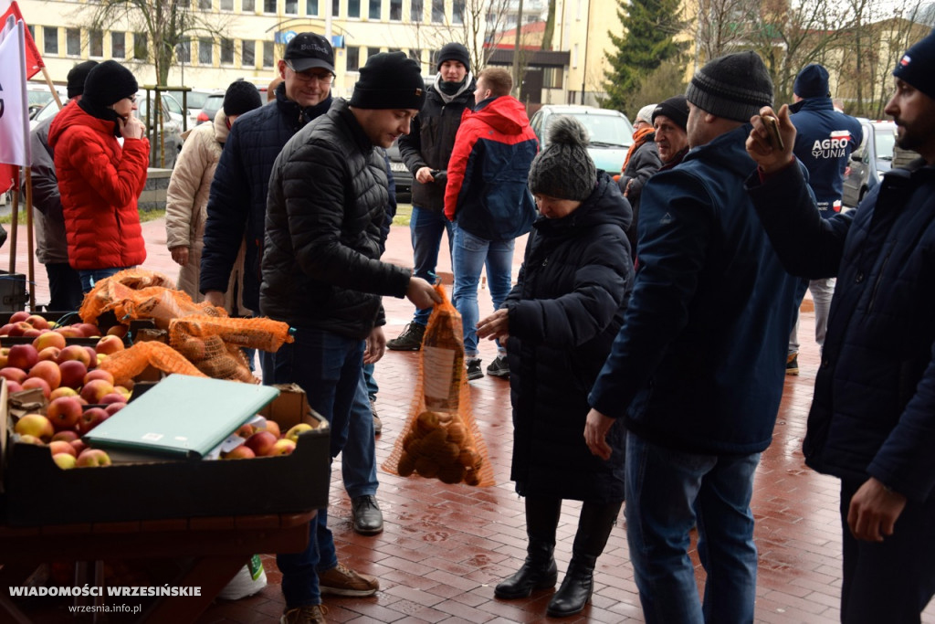 Protest AgroUnii we Wrześni