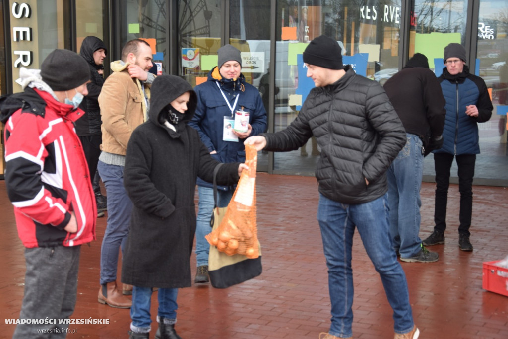 Protest AgroUnii we Wrześni