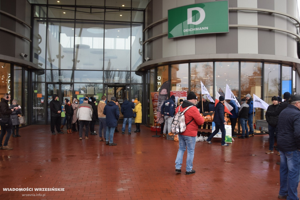 Protest AgroUnii we Wrześni