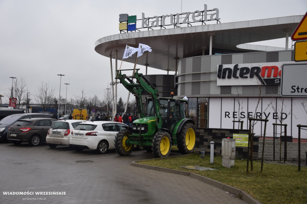 Protest AgroUnii we Wrześni