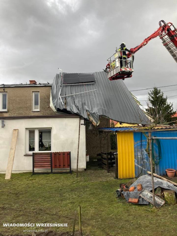 Silne wiatry. Strażacy interweniowali już 40 razy