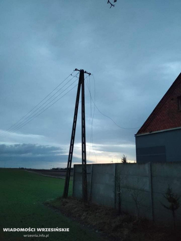 Silne wiatry. Strażacy interweniowali już 40 razy