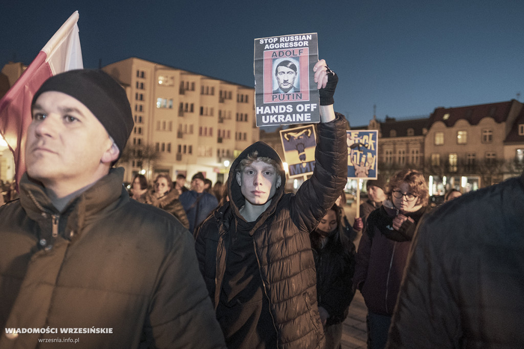 Manifestacja na rynku okiem Piotra Nowaka