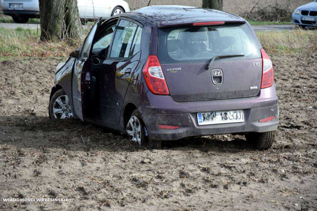 Wypadek drogowy w Gorzycach