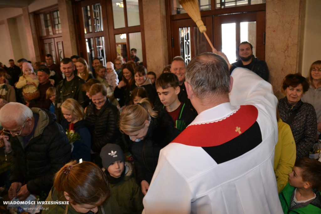 Święconka w parafii św. Jadwigi we Wrześni