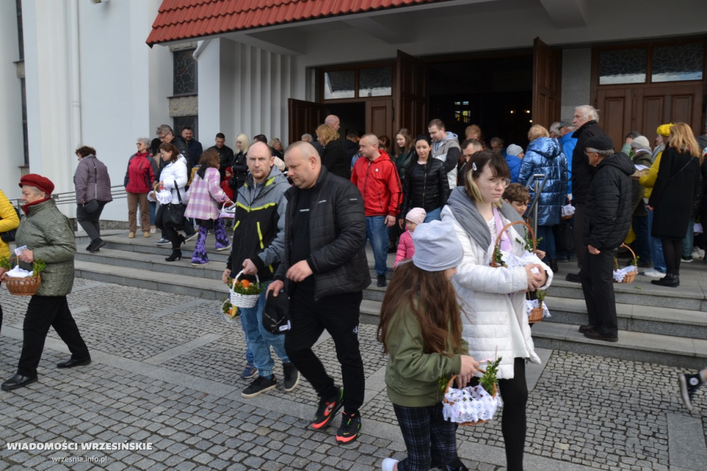 Święconka w parafii św. Jadwigi we Wrześni