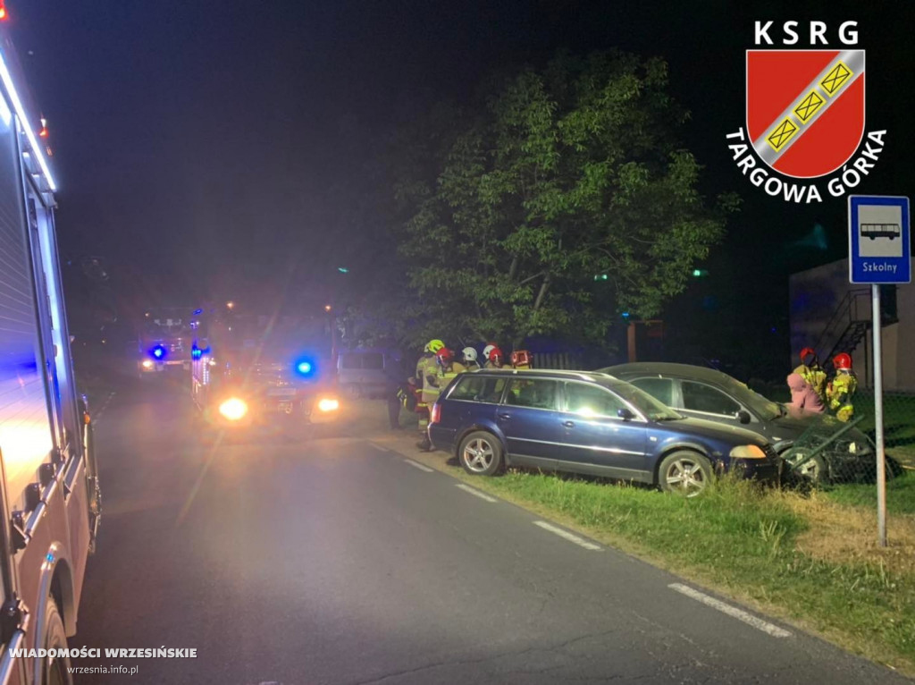Zderzenie dwóch pojazdów  w Targowej Górce [FOTO]