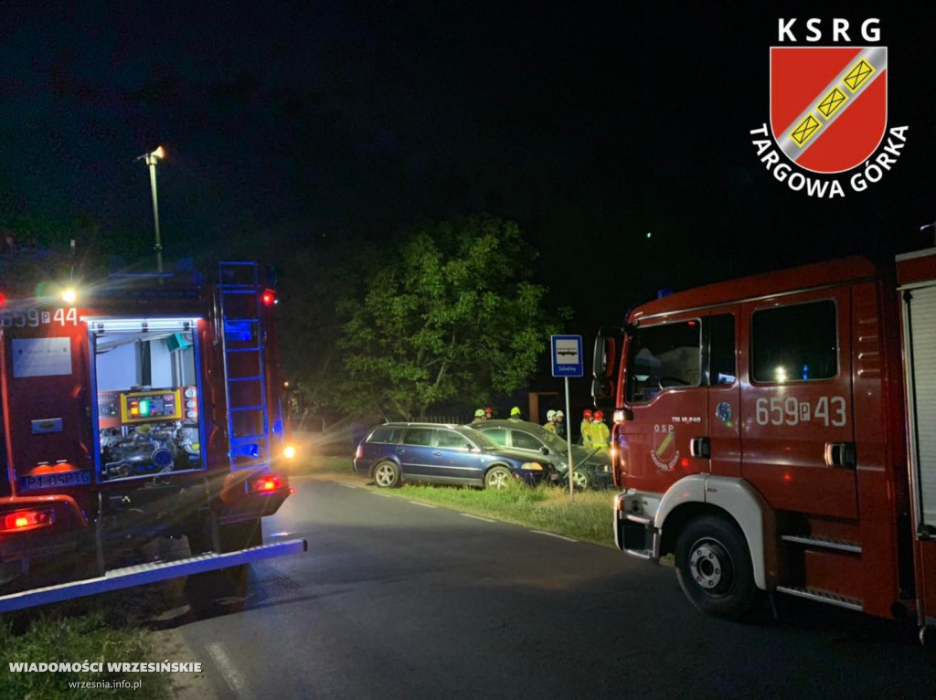 Zderzenie dwóch pojazdów  w Targowej Górce [FOTO]