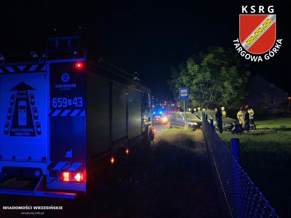 Zderzenie dwóch pojazdów  w Targowej Górce [FOTO]