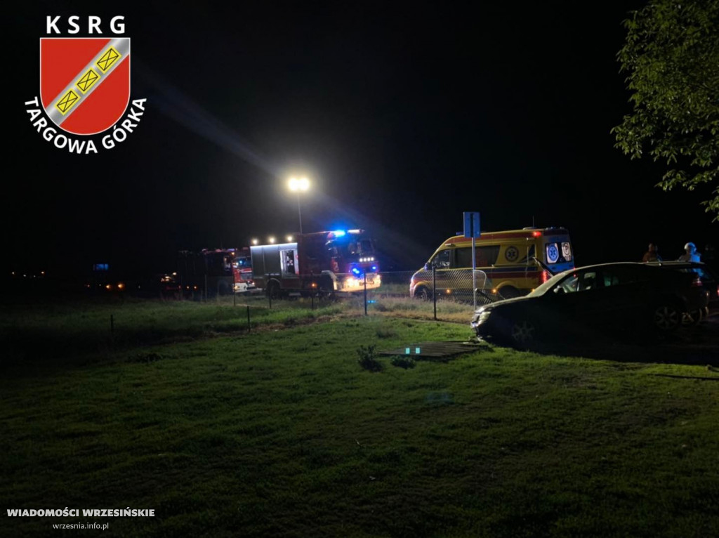 Zderzenie dwóch pojazdów  w Targowej Górce [FOTO]