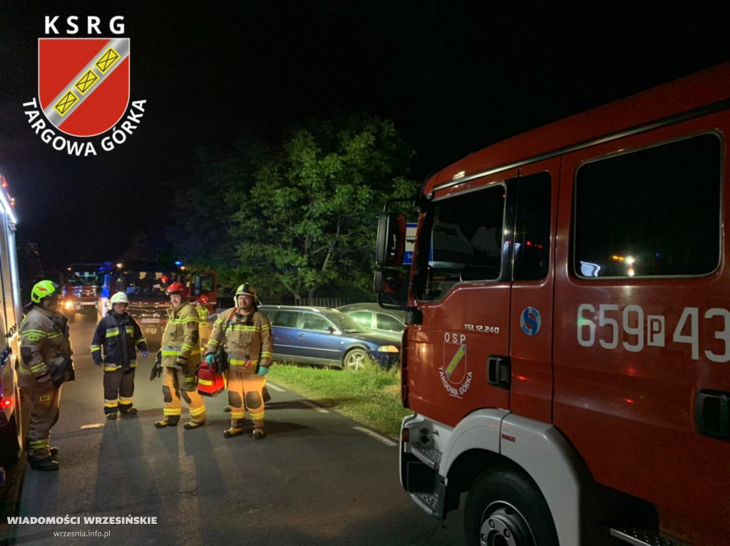 Zderzenie dwóch pojazdów  w Targowej Górce [FOTO]