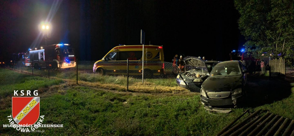 Zderzenie dwóch pojazdów  w Targowej Górce [FOTO]