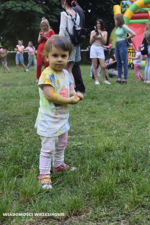 Bańki mydlane i festiwal kolorów we Wrześni