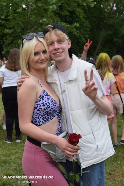 Bańki mydlane i festiwal kolorów we Wrześni