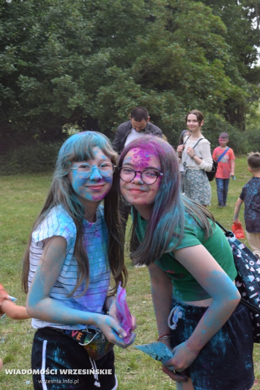 Bańki mydlane i festiwal kolorów we Wrześni