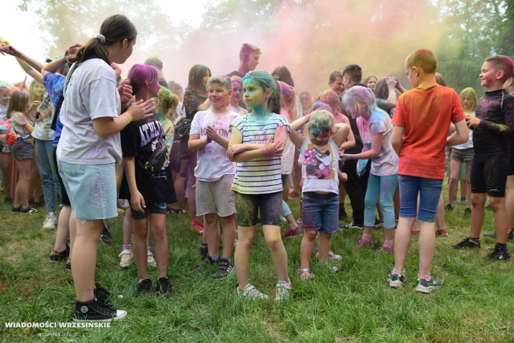Bańki mydlane i festiwal kolorów we Wrześni