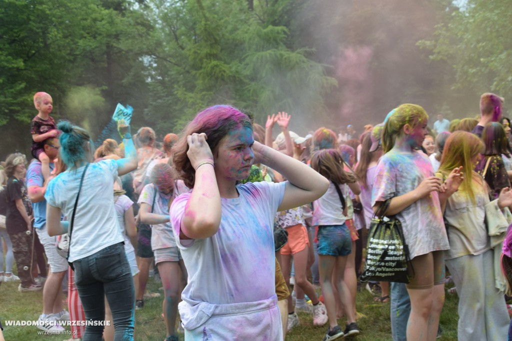 Bańki mydlane i festiwal kolorów we Wrześni