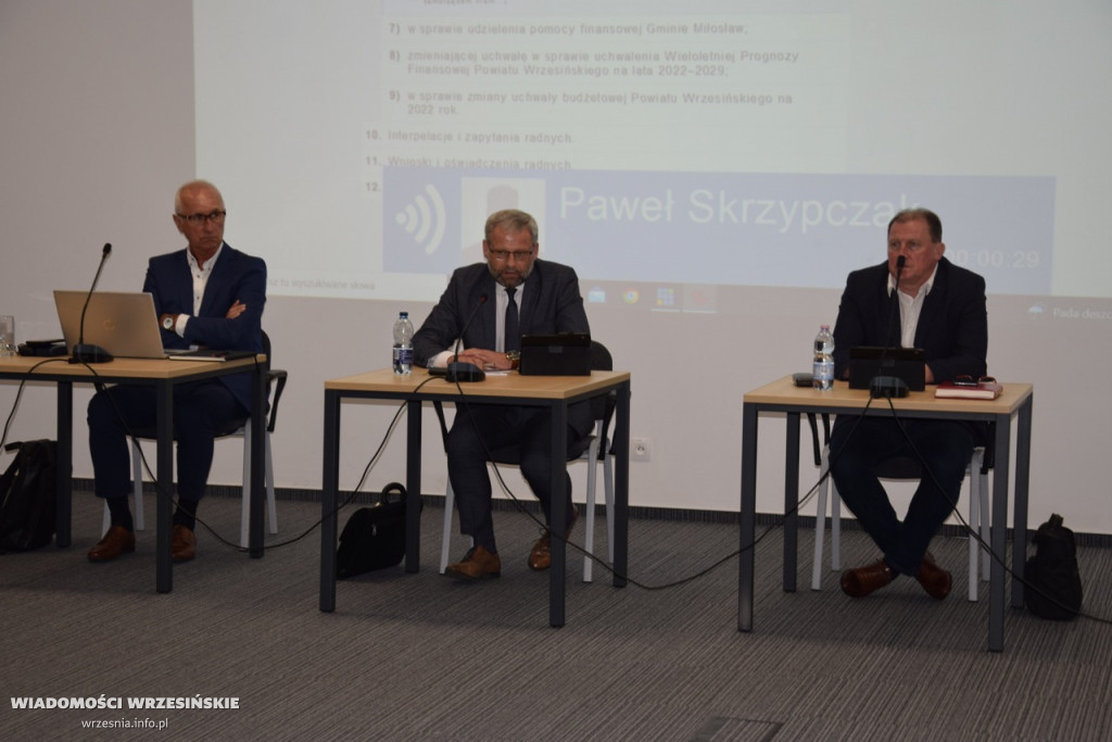 44. Sesja Rady Powiatu Wrzesińskiego