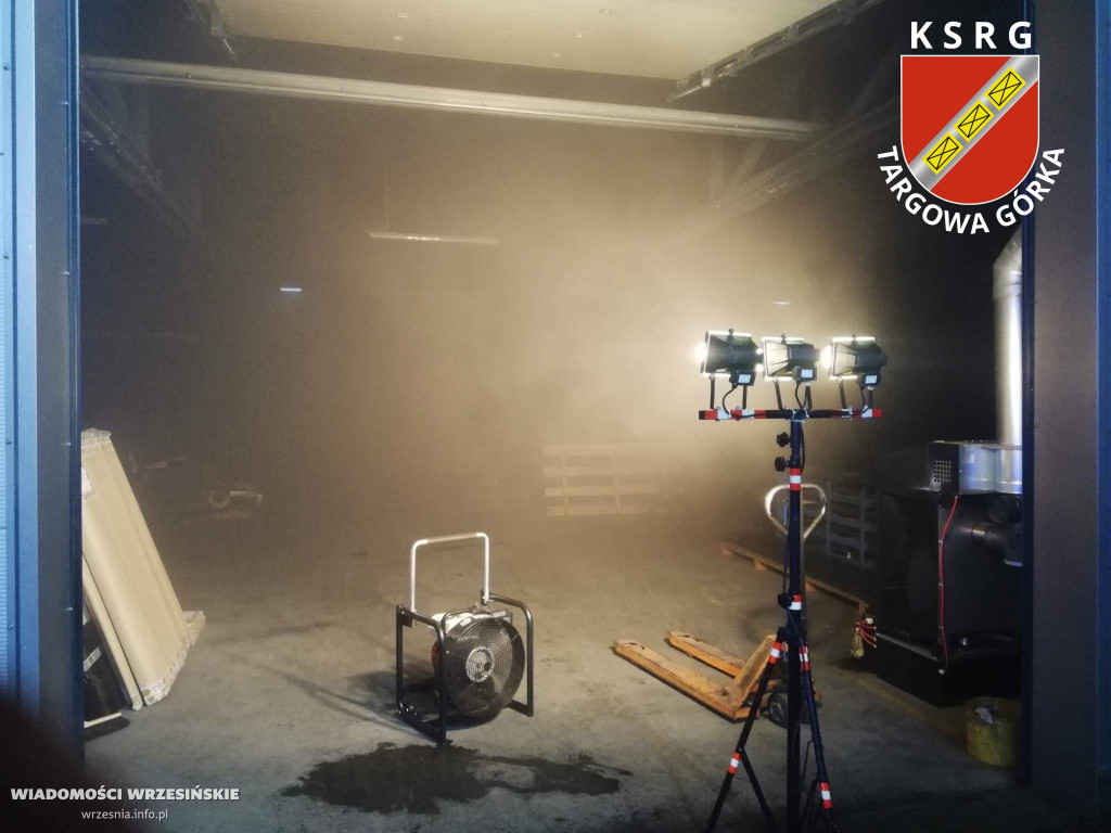 Pożar w firmie produkującej m.in. sita [FOTO]