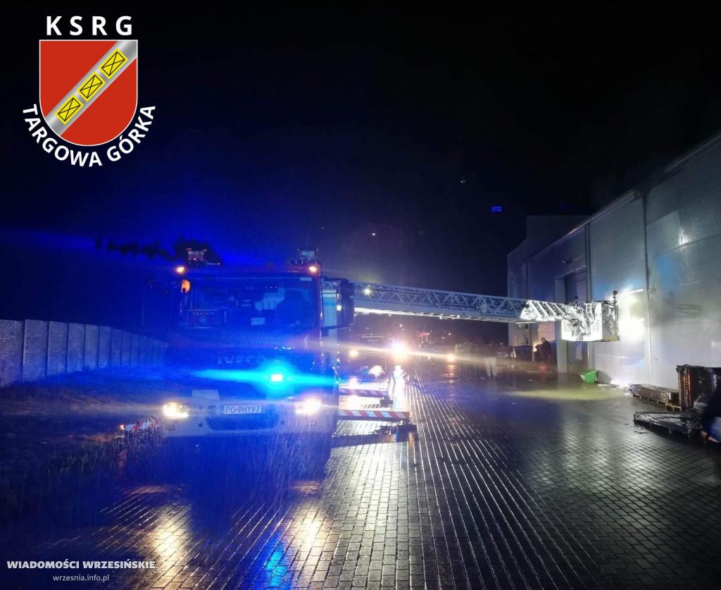 Pożar w firmie produkującej m.in. sita [FOTO]