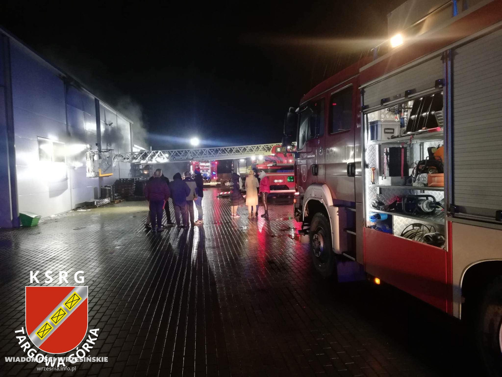Pożar w firmie produkującej m.in. sita [FOTO]
