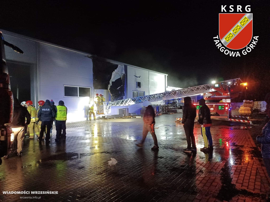 Pożar w firmie produkującej m.in. sita [FOTO]