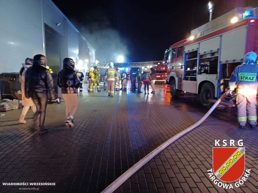 Pożar w firmie produkującej m.in. sita [FOTO]