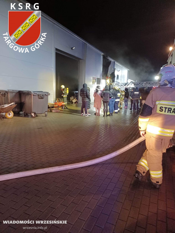Pożar w firmie produkującej m.in. sita [FOTO]